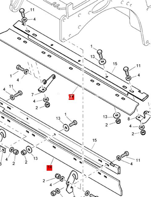 BOMAG scraper plate part number 65282003 