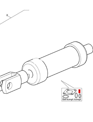 BOMAG oil cylinder repair kit part number 05850503