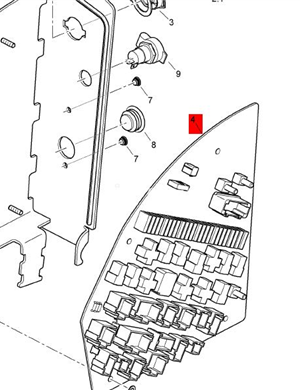 BOMAG power board part number: 65120149