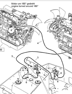  BOMAG diesel engine assembly part number 05701620 