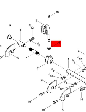 BOMAG hanger nut part number 322103432