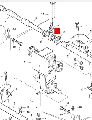 BOMAG hanger head part number D2138037