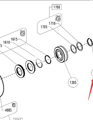  BOMAG card spring part number 231979604 