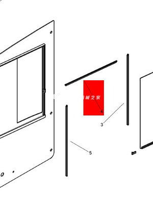 BOMAG Glass Sealing Strip Part Number 05571189 