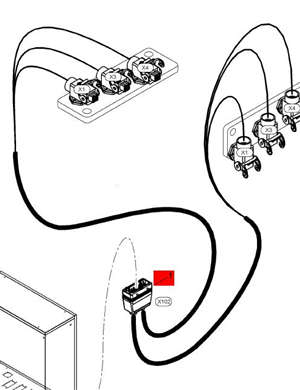 BOMAG control harness part number 83770185 