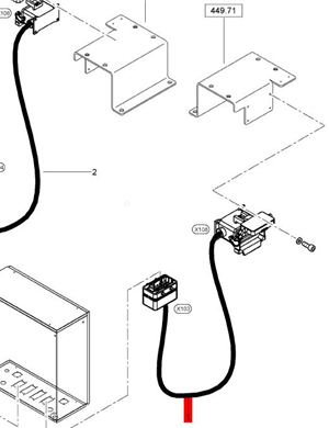  BOMAG control harness part number 83770478 