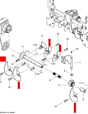  BOMAG host spiral blade part number 89220174  