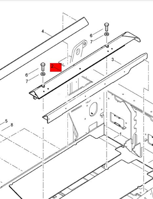  BOMAG Rear Middle Scraper Chain Protection Part Number 89220097  