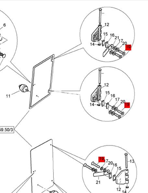  BOMAG fastening bolt part number 07210612  