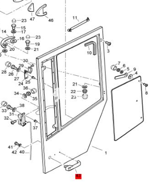   BOMAG  Door Lock Part Number 05050321  