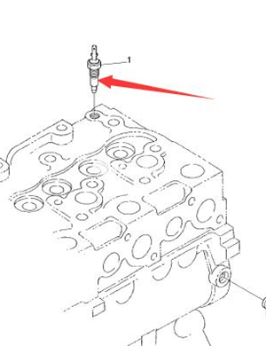 BOMAG cylinder temperature sensor part number 05740353  
