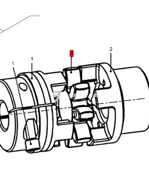 BOMAG Vibration Coupling Assembly Part Number 05615000  