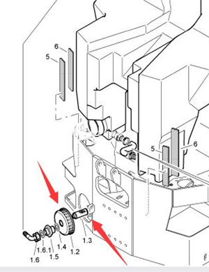   BOMAG water filter cover part number 80090125 