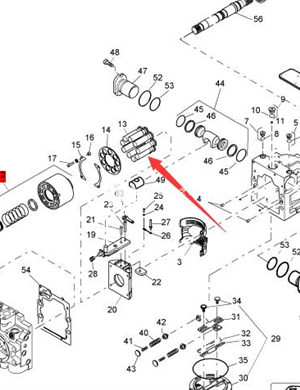  BOMAG Walk Pump Plunger Part Number 05817397
