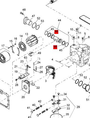BOMAG oil seal part number 05817439  