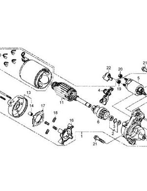  BOMAG starter part number 05748820  