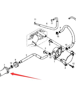 BOMAG gasoline filter part number 05748855