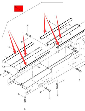 BOMAG Scraper Chain Protection Repair Kit Part Number 89320108 