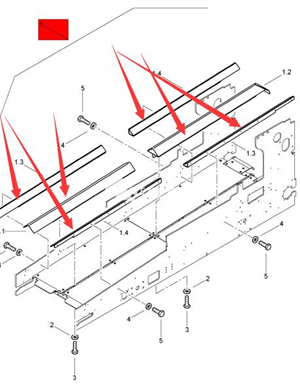 BOMAG Scraper Chain Protection Repair Kit Part Number 89320170 
