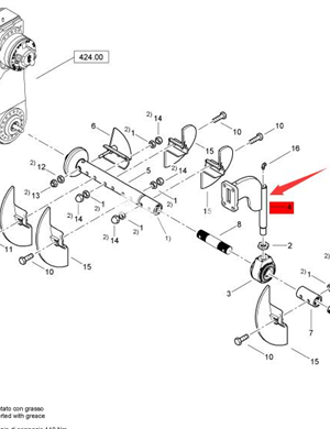 BOMAG host hanger body right part number 89320022  