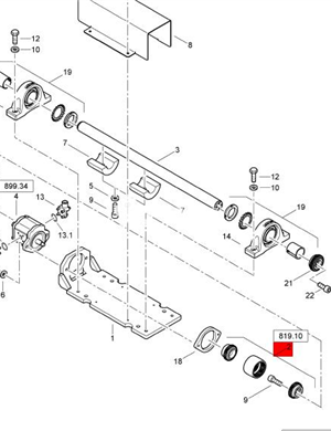 BOMAG Vibration Coupling Kit Part Number 05614089