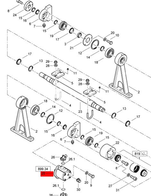 BOMAG Hammer Motor Part Number 05813267 