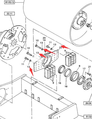 BOMAG anti loosening gasket part number 08511730  