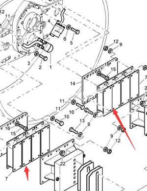 BOMAG steel wheel shock absorber block part number 06180100  