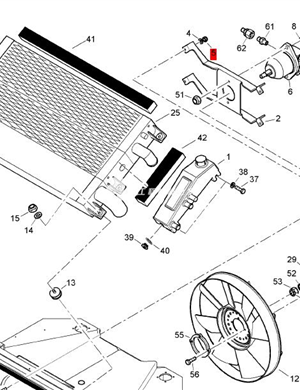 BOMAG fastening bolt part number 07131225  