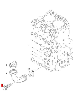 BOMAG fastening bolt part number 05712767  
