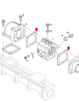 BOMAG Gear Pump Gasket Part Number 05714764  