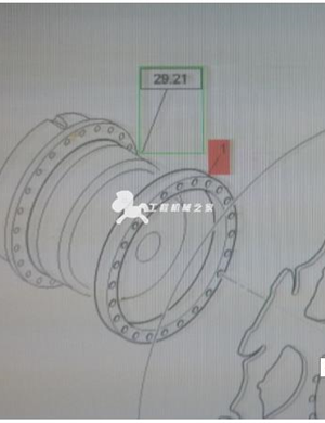 BOMAG flange part number 58130160  