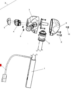 BOMAG switch wire part number 05754899