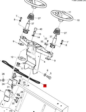 BOMAG steering chain part number 05511024  