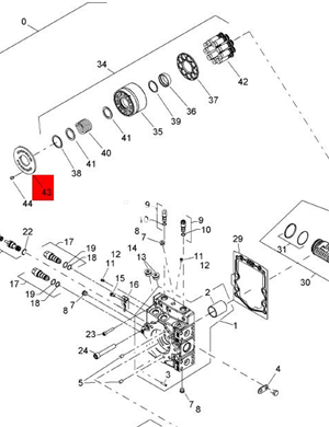 BOMAG distribution plate part number 05810588