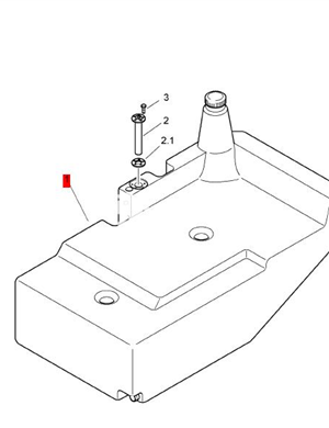 BOMAG walking motor part number 05815238 