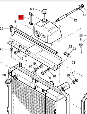 BOMAG water level observation tube part number 06550086