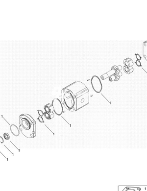 BOMAG vibration motor part number 05813300  