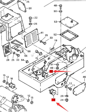  BOMAG shock absorber block part number 06180303 