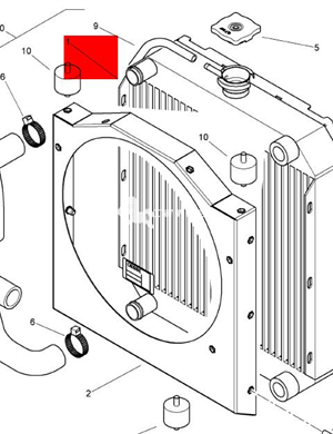  BOMAG radiator assembly part number 05903399  