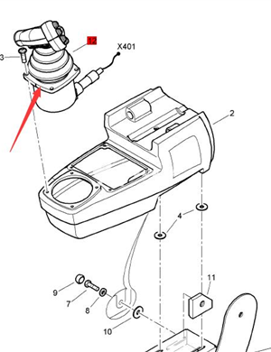  BOMAG Handle Assembly Part Number 05561649 