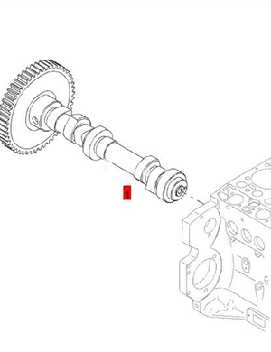 BOMAG Camshaft Assembly Part Number 05716331  