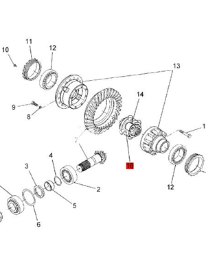 BOMAG differential part number 05585692 