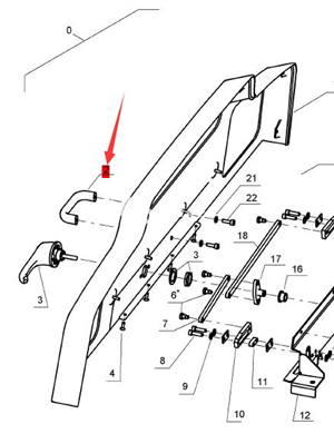 BOMAG Bow shaped Handle Part Number 06415251
