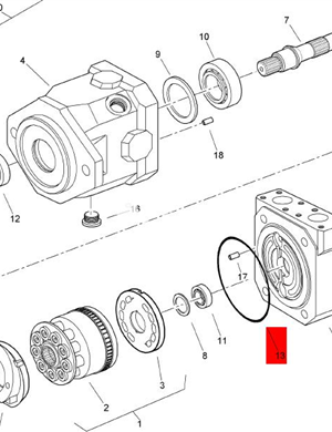 BOMAG motor seal ring part number 05985578 