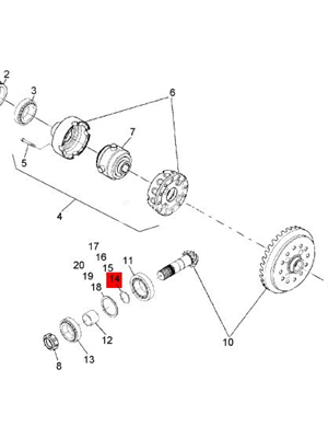 BOMAG bearing adjusting gasket part number 05586419