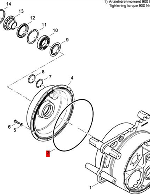 BOMAG Ring Part Number 06224403  