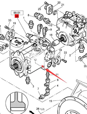  BOMAG walking pump part 05800926