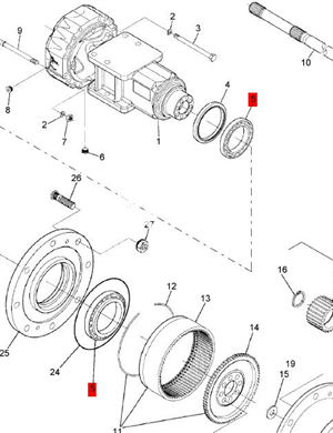 BOMAG Rear Axle Bearing Part Number 05585966  