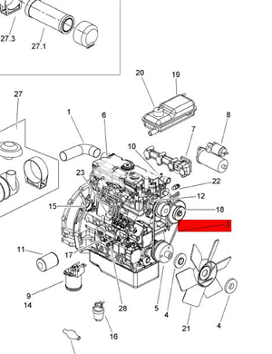 BOMAG proximity switch part number 58260396 